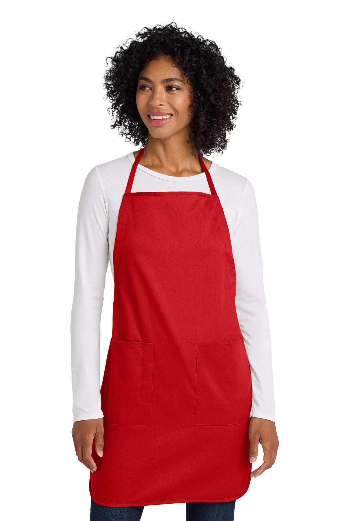 Port Authority Full-Length Apron (SAN-A520) - Red