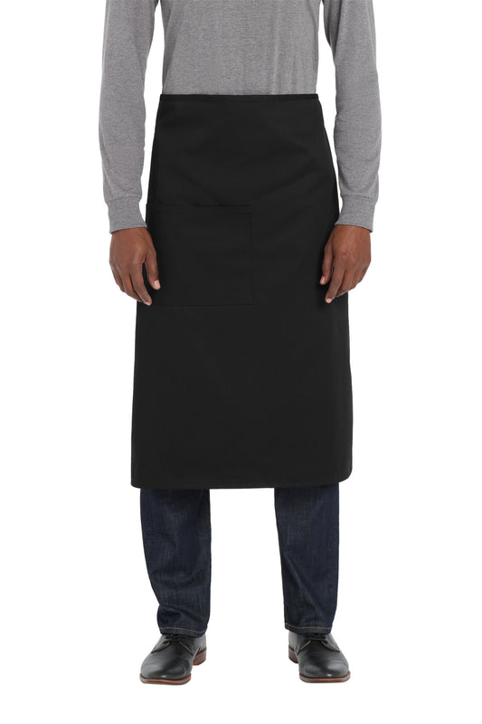 Port Authority Easy Care Full Bistro Apron with Stain Release (SAN-A701) - Black