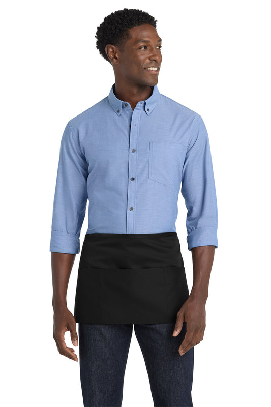 Port Authority Easy Care Waist Apron with Stain Release (SAN-A702) - Black