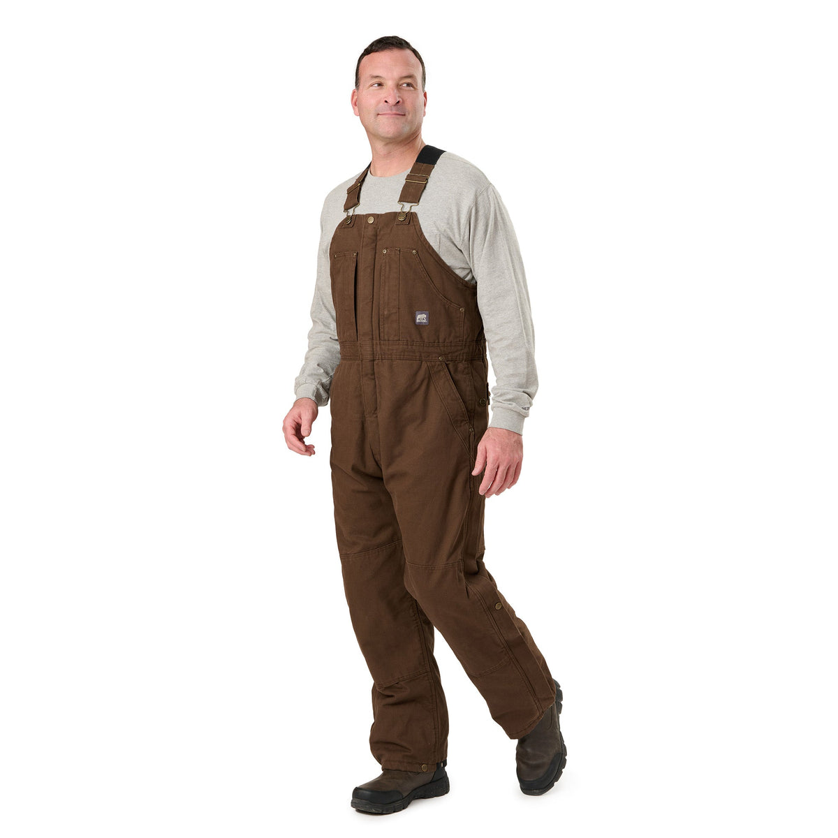 Berne Insulated Washed Duck Bib (OS-B377)