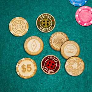 Wood Poker Chip (BA121PC)