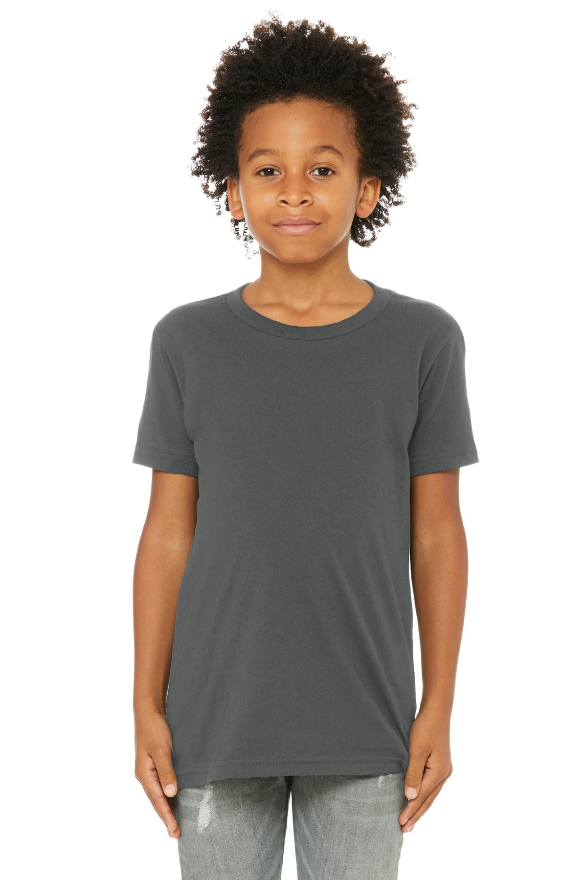 Bella+Canvas Youth Jersey Tee (SAN-BC3001Y) - Asphalt