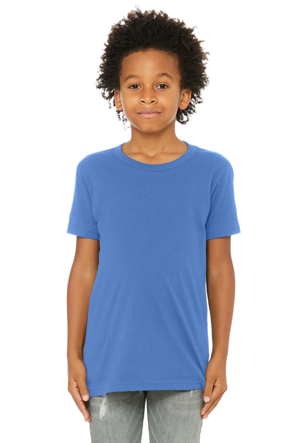 Bella+Canvas Youth Jersey Tee (SAN-BC3001Y) - Columbia Blue