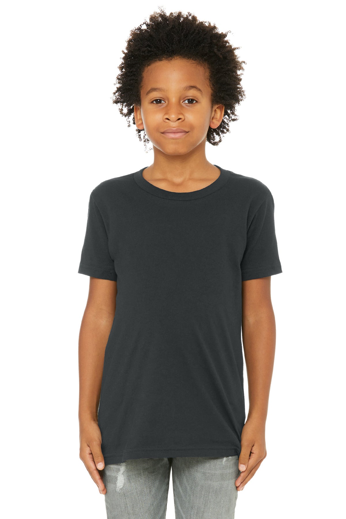 Bella+Canvas Youth Jersey Tee (SAN-BC3001Y) - Dark Grey