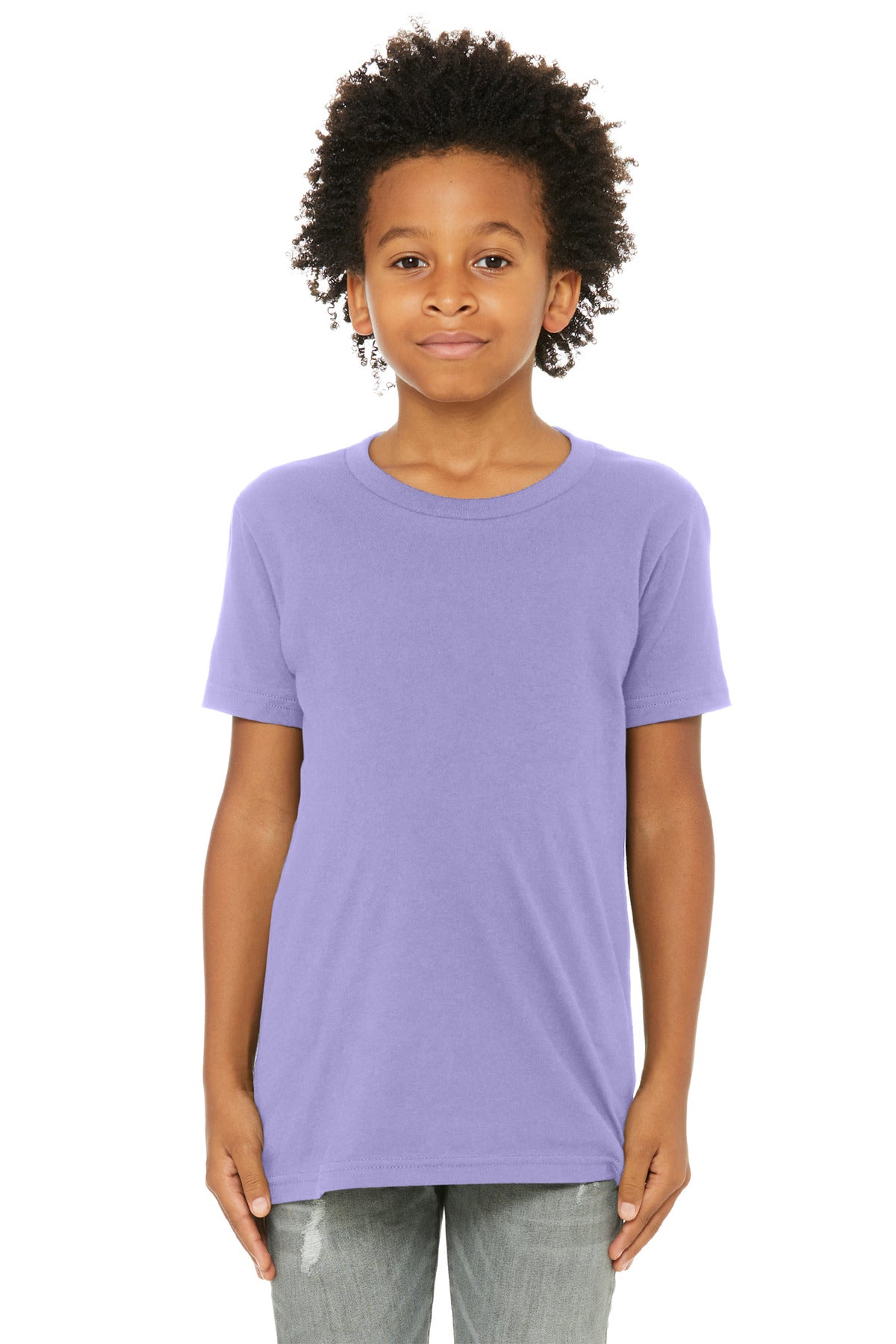 Bella+Canvas Youth Jersey Tee (SAN-BC3001Y) - Dark Lavender