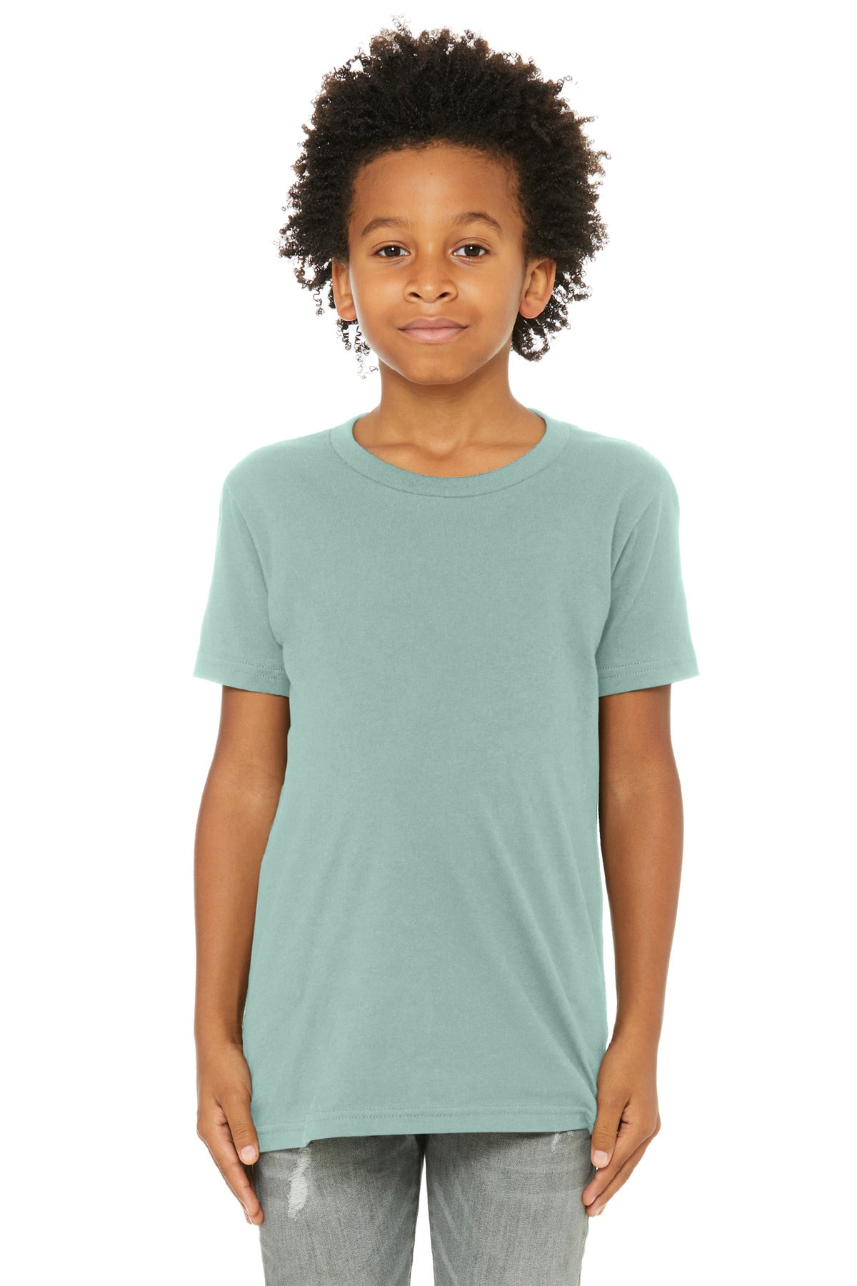 Bella+Canvas Youth Jersey Tee (SAN-BC3001Y) - Dusty Blue