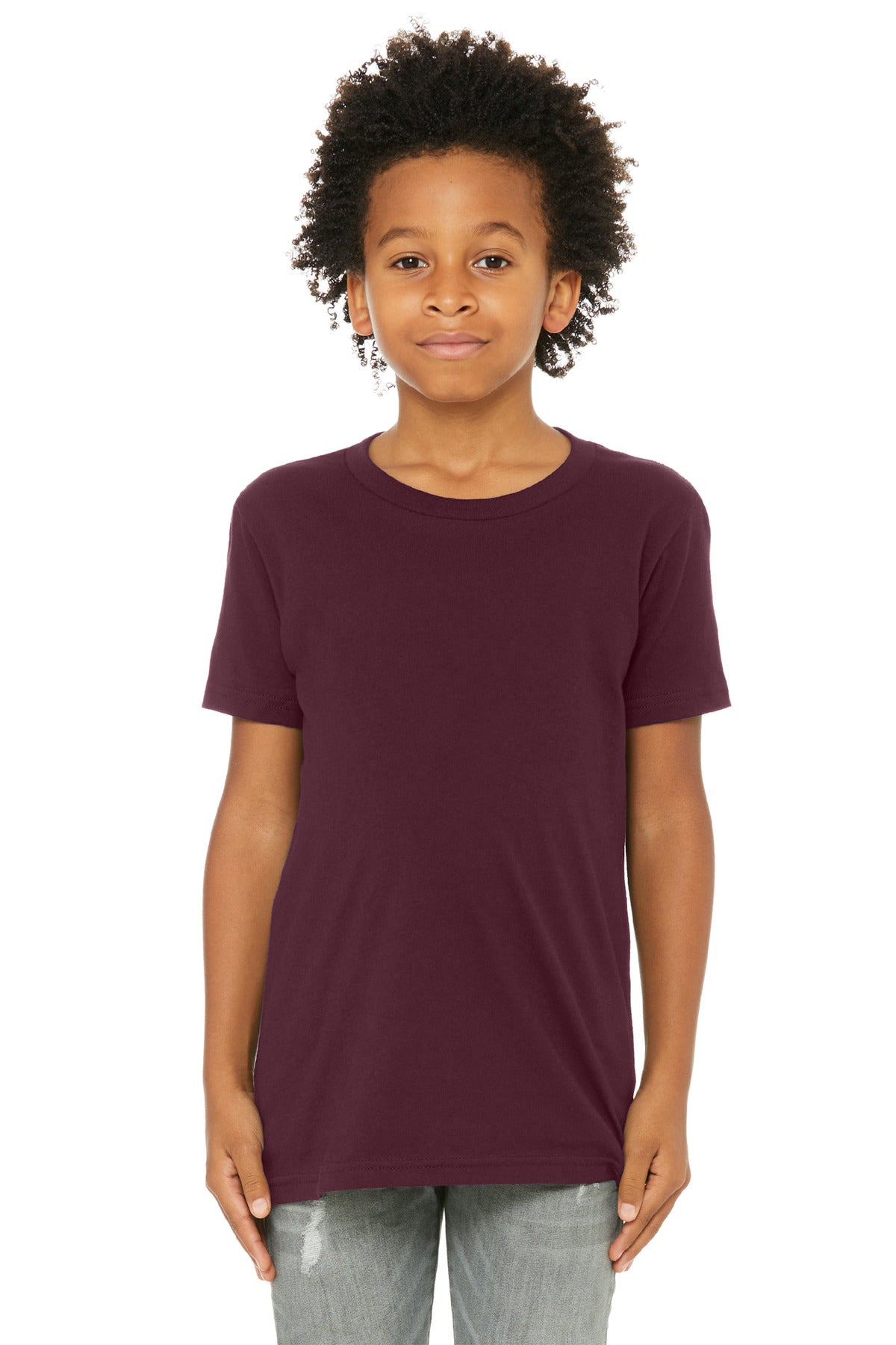Bella+Canvas Youth Jersey Tee (SAN-BC3001Y) - Maroon