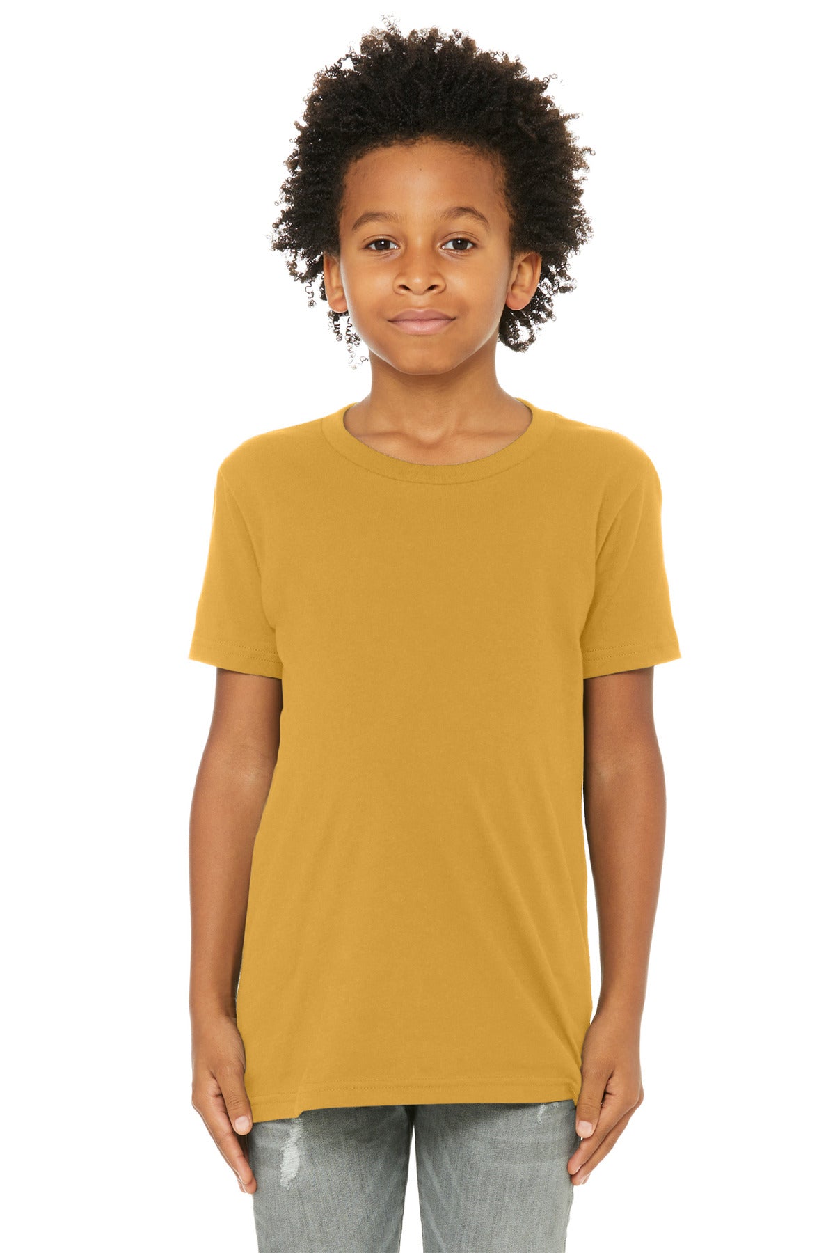 Bella+Canvas Youth Jersey Tee (SAN-BC3001Y) - Mustard