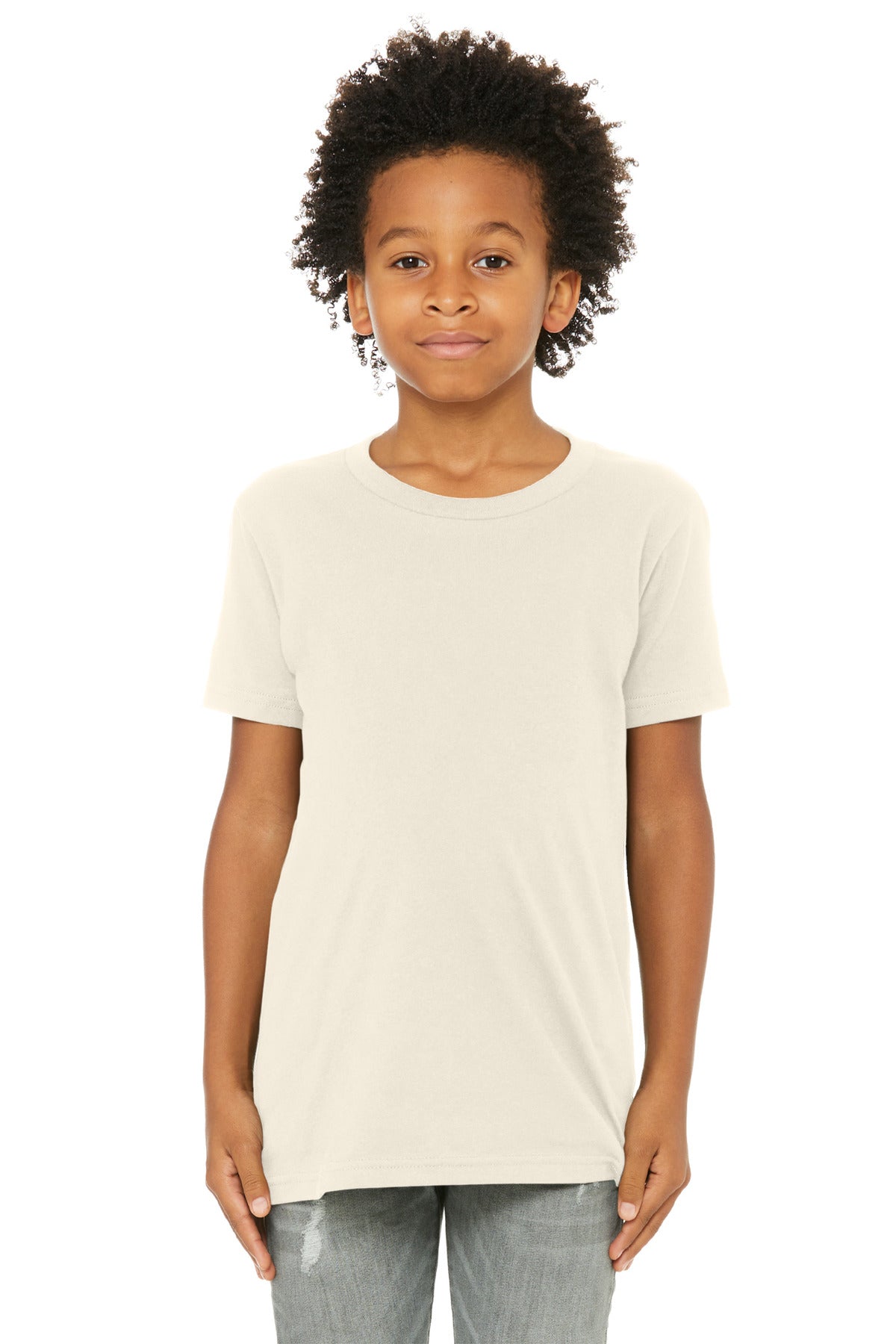 Bella+Canvas Youth Jersey Tee (SAN-BC3001Y) - Natural