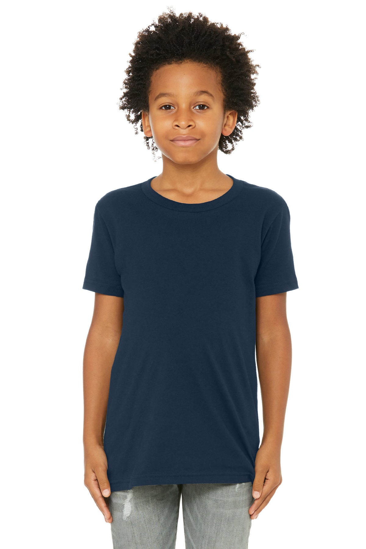 Bella+Canvas Youth Jersey Tee (SAN-BC3001Y) - Navy