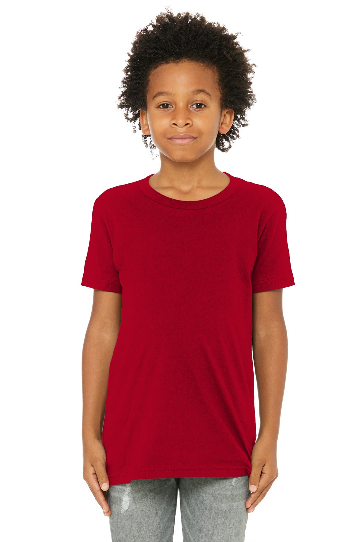 Bella+Canvas Youth Jersey Tee (SAN-BC3001Y) - Red
