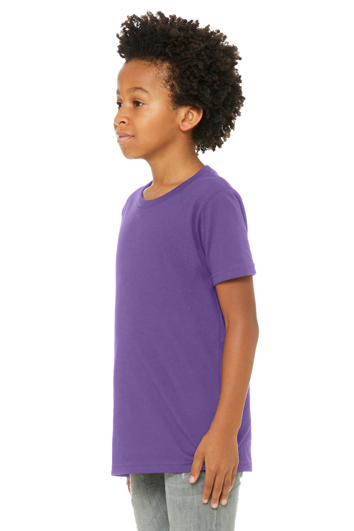 Bella+Canvas Youth Jersey Tee (SAN-BC3001Y) - Royal Purple