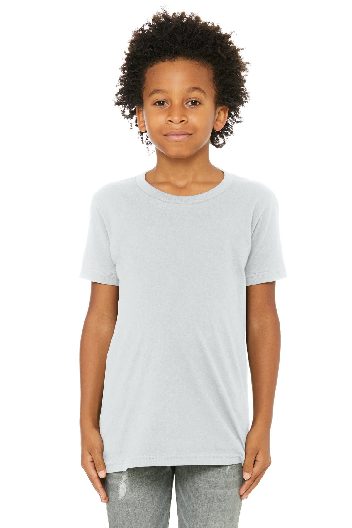 Bella+Canvas Youth Jersey Tee (SAN-BC3001Y) - Silver
