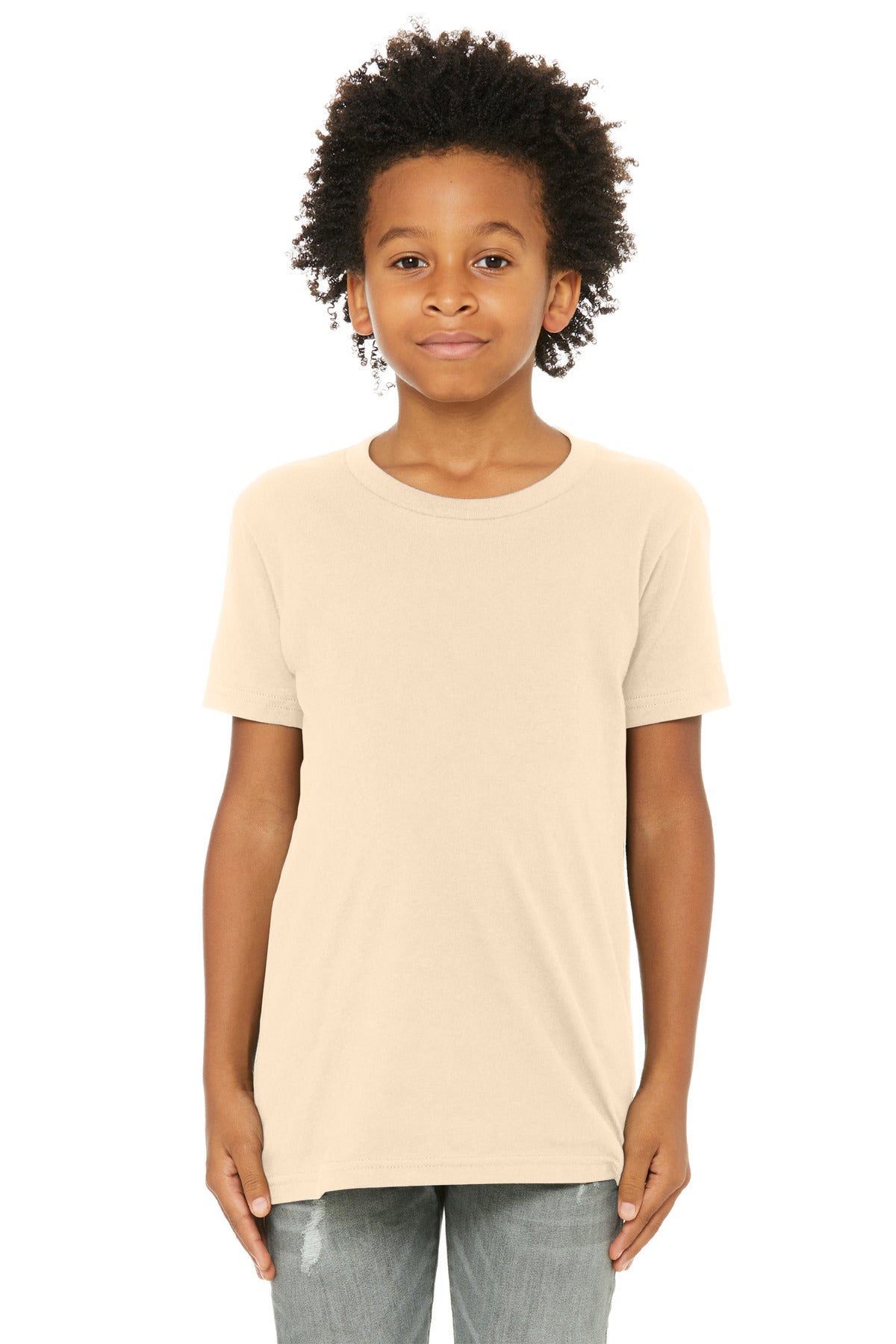 Bella+Canvas Youth Jersey Tee (SAN-BC3001Y) - Soft Cream