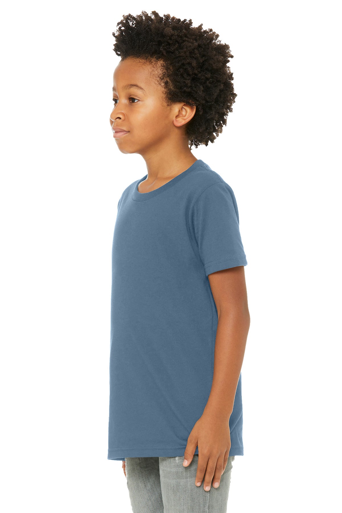 Bella+Canvas Youth Jersey Tee (SAN-BC3001Y) - Steel Blue