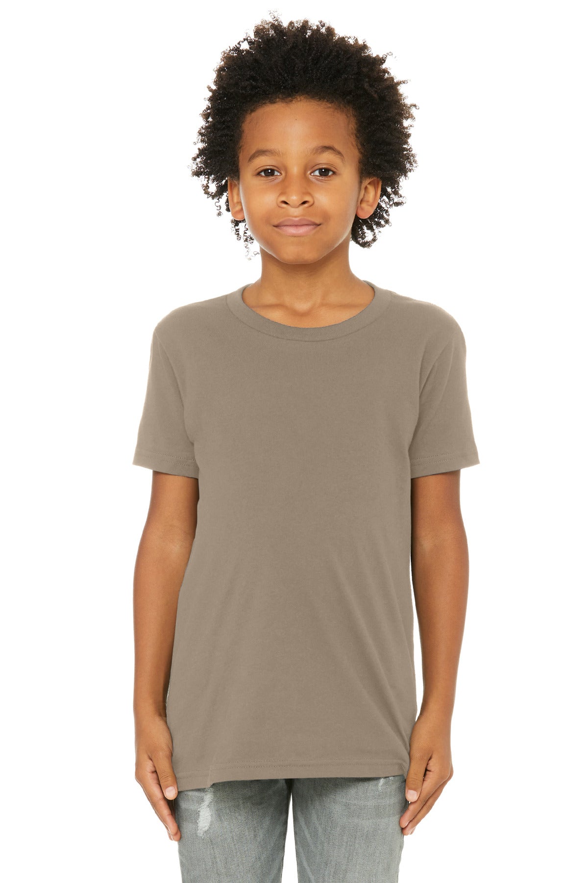 Bella+Canvas Youth Jersey Tee (SAN-BC3001Y) - Tan