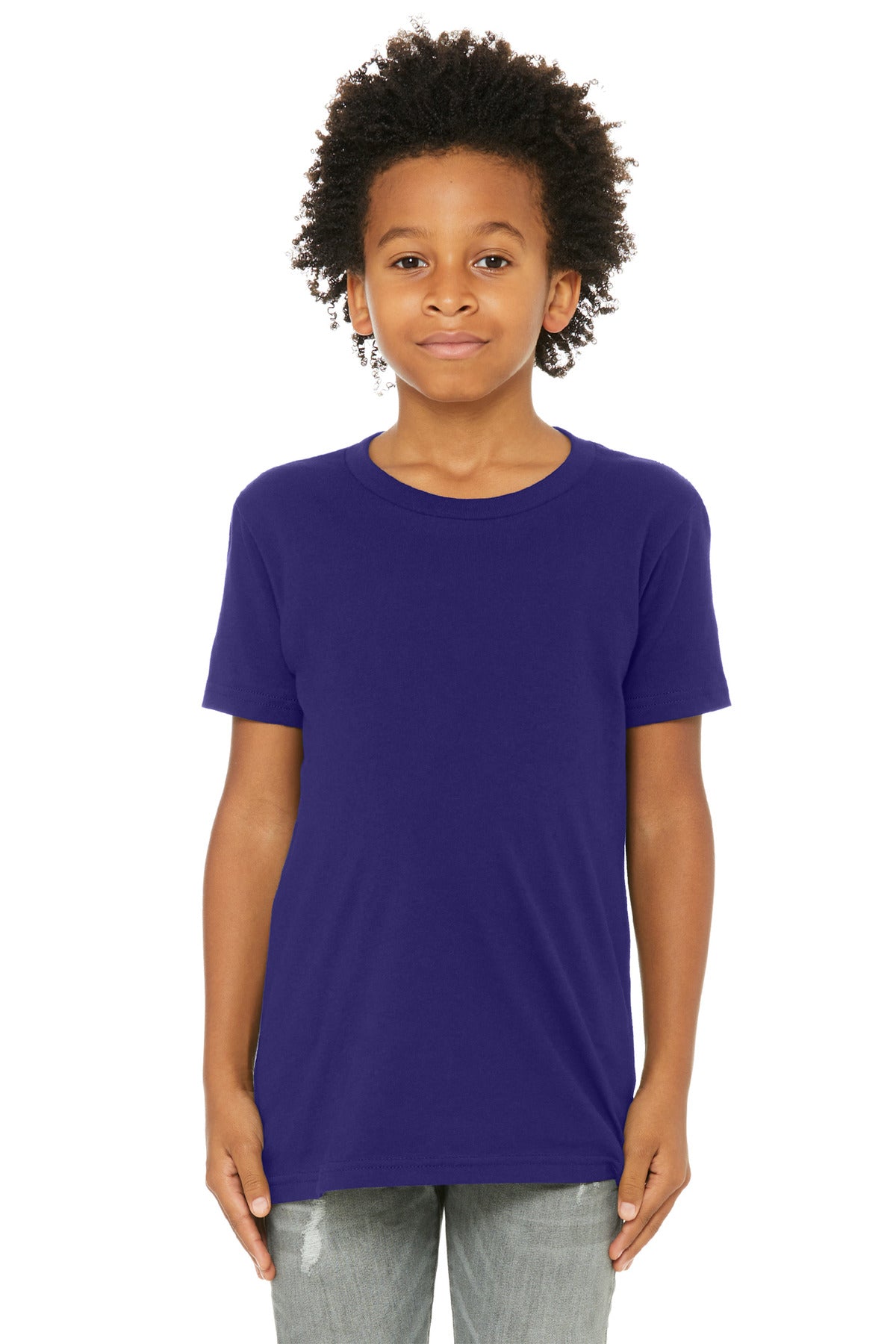 Bella+Canvas Youth Jersey Tee (SAN-BC3001Y) - Team Purple