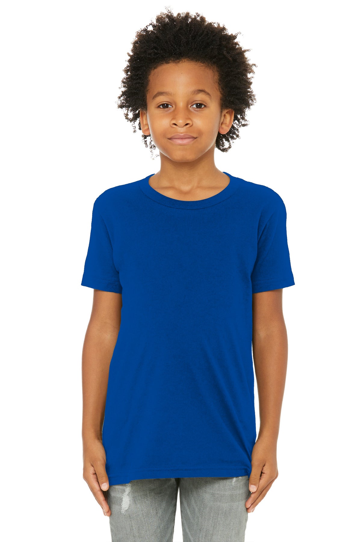 Bella+Canvas Youth Jersey Tee (SAN-BC3001Y) - True Royal