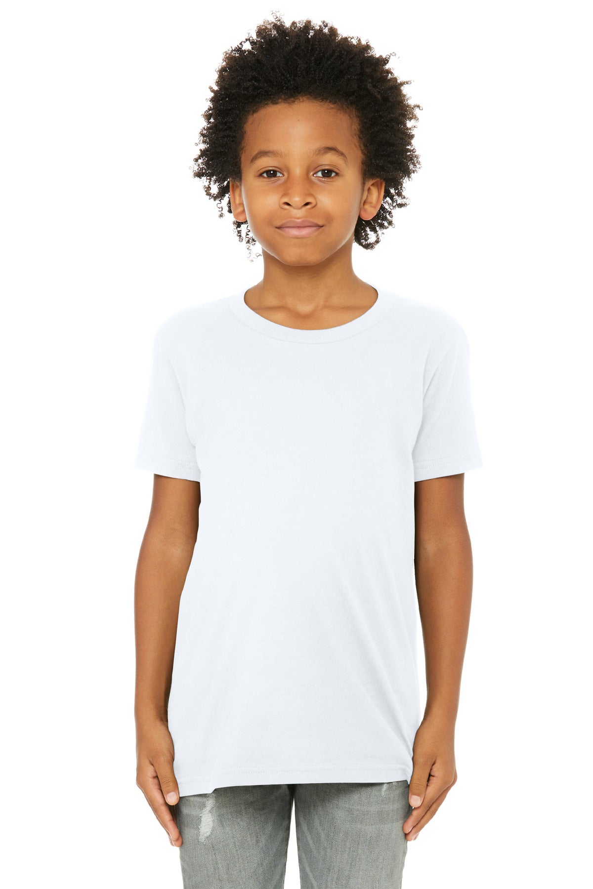 Bella+Canvas Youth Jersey Tee (SAN-BC3001Y) - White