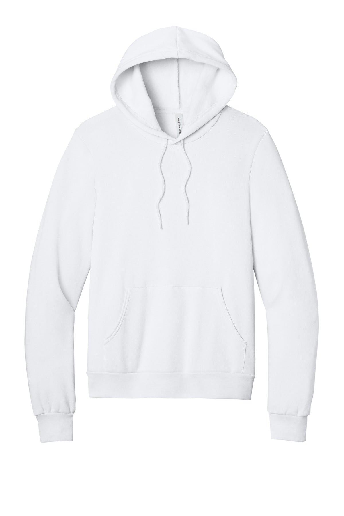 Bella+Canvas Sponge Fleece Hoodie (SAN-BC3719) - DTG White