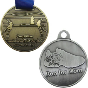 Diestruck Antiqued Medals: 2" Dia (HP-DSAM2)