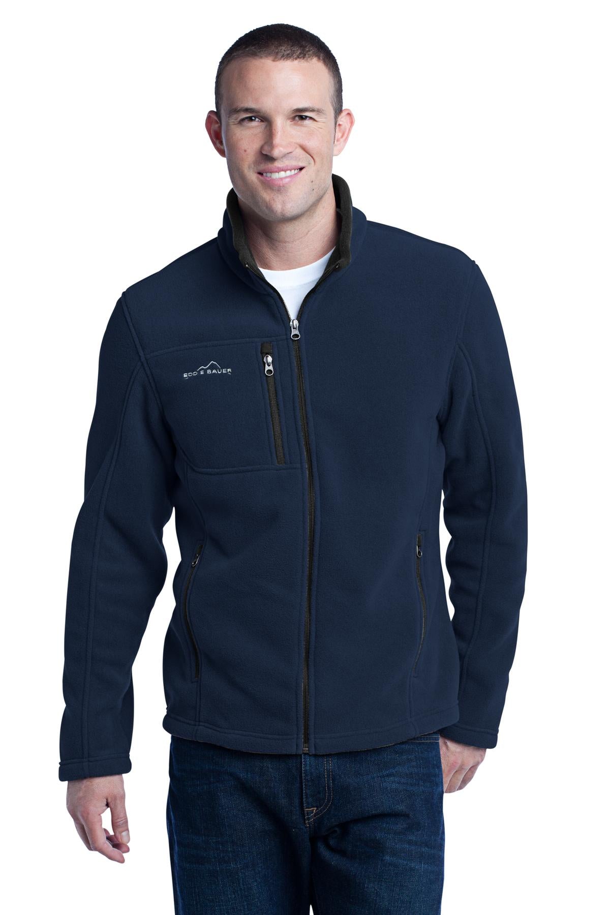 Eddie Bauer Full-Zip Fleece Jacket (SAN-EB200) - River Blue Navy