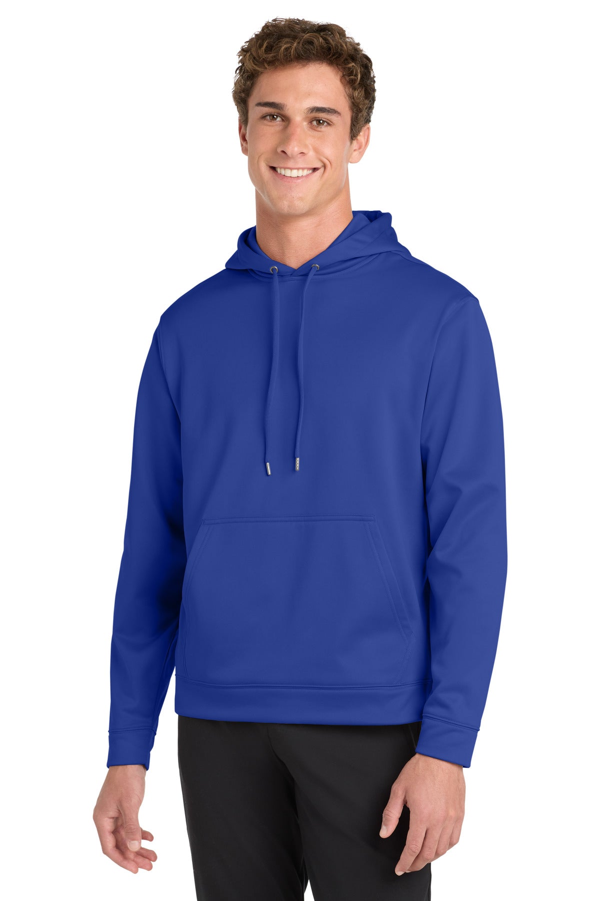Sport-Tek Sport-Wick Fleece Hooded Pullover (SAN-F244) - True Royal
