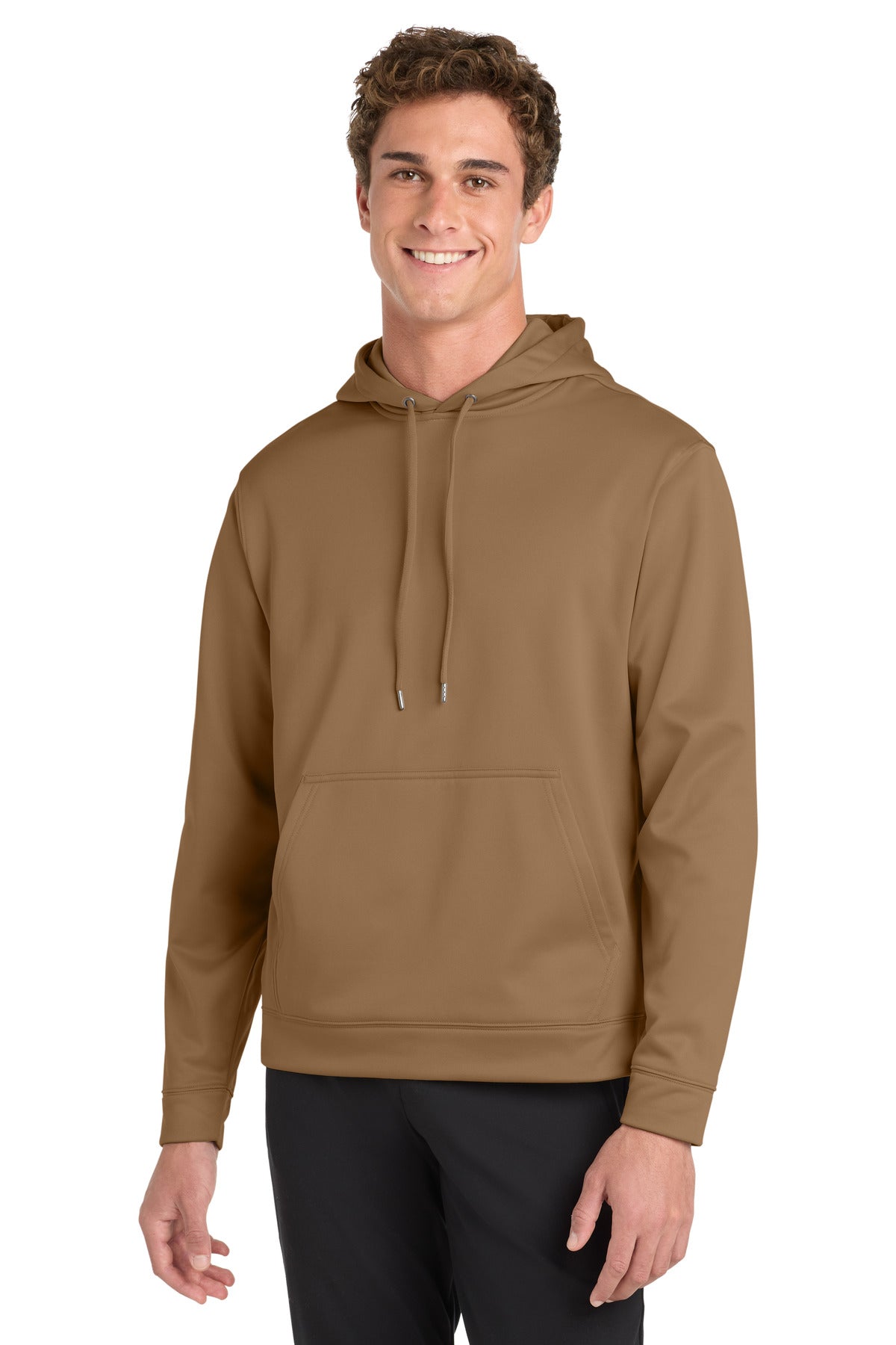Sport-Tek Sport-Wick Fleece Hooded Pullover (SAN-F244) - Woodland Brown