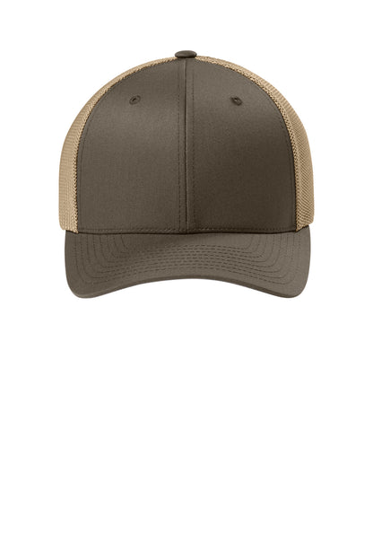 Flexfit Trucker Mesh Cap (SAN-FF6511) - Brown/ Khaki