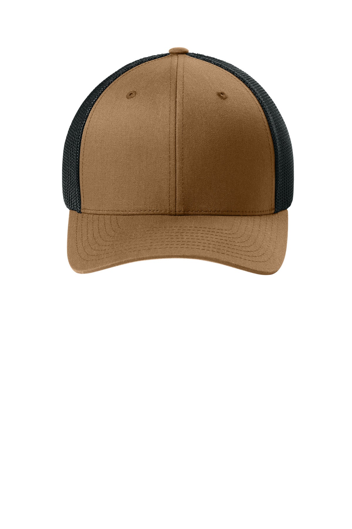 Flexfit Trucker Mesh Cap (SAN-FF6511) - Caramel/ Black