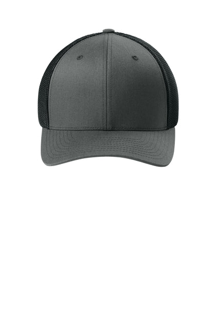 Flexfit Trucker Mesh Cap (SAN-FF6511) - Charcoal/ Black