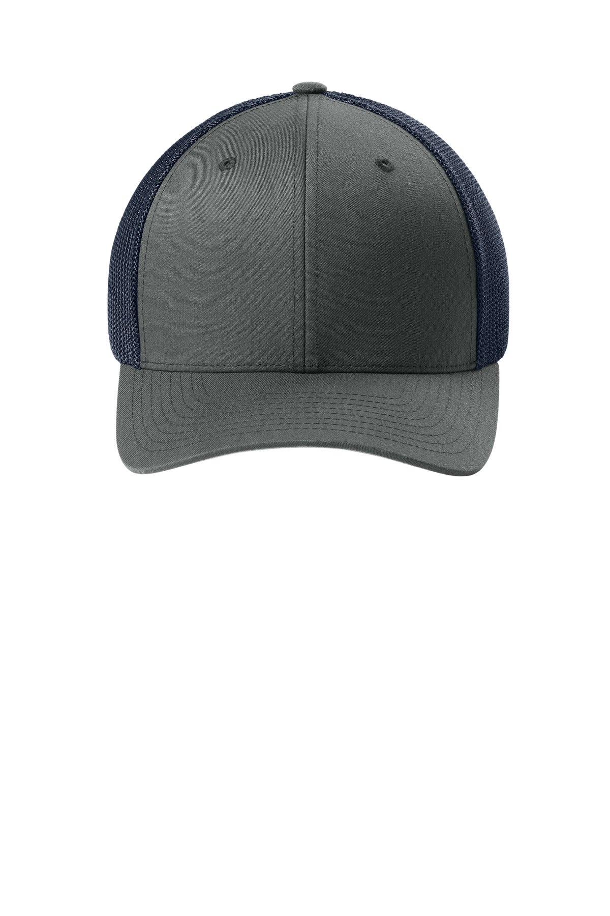 Flexfit Trucker Mesh Cap (SAN-FF6511) - Charcoal/ Navy