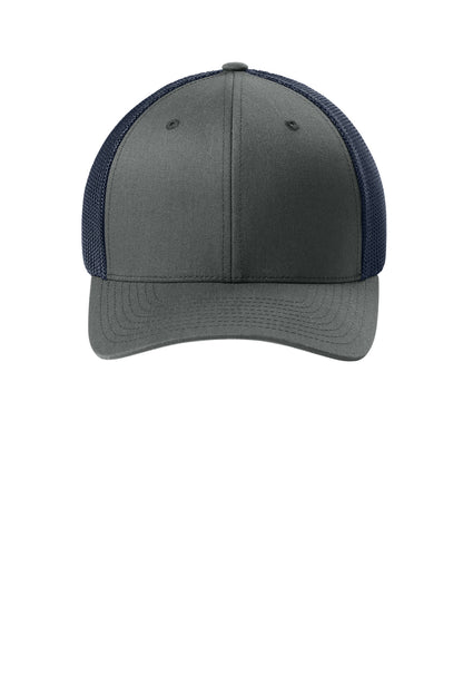 Flexfit Trucker Mesh Cap (SAN-FF6511) - Charcoal/ Navy