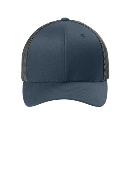 Flexfit Trucker Mesh Cap (SAN-FF6511) - Navy/ Graphite