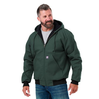 Berne Heritage Hooded Work Jacket (OS-HJ51) - Green