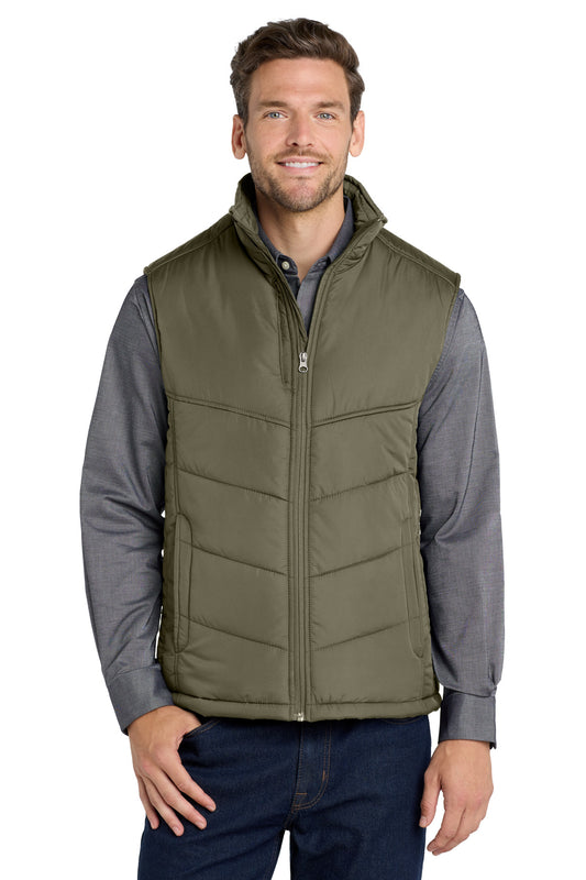 Port Authority Puffy Vest (SAN-J709) - Olive