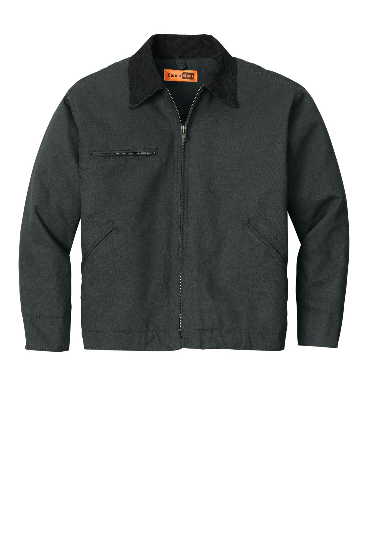 CornerStone Duck Cloth Work Jacket (SAN-J763) - Charcoal