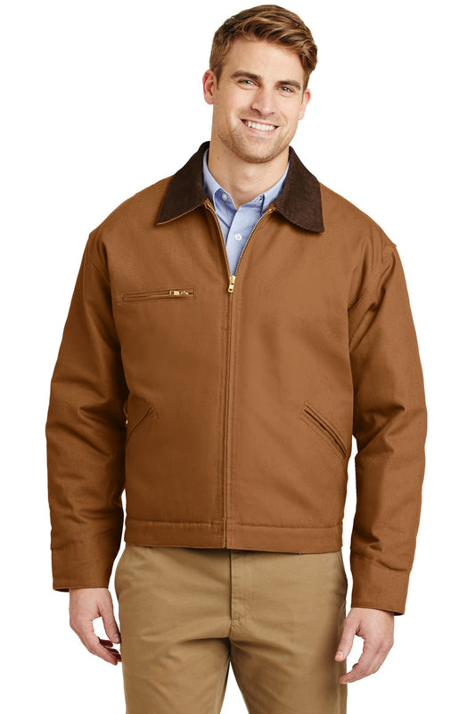 CornerStone Duck Cloth Work Jacket (SAN-J763) - Duck Brown
