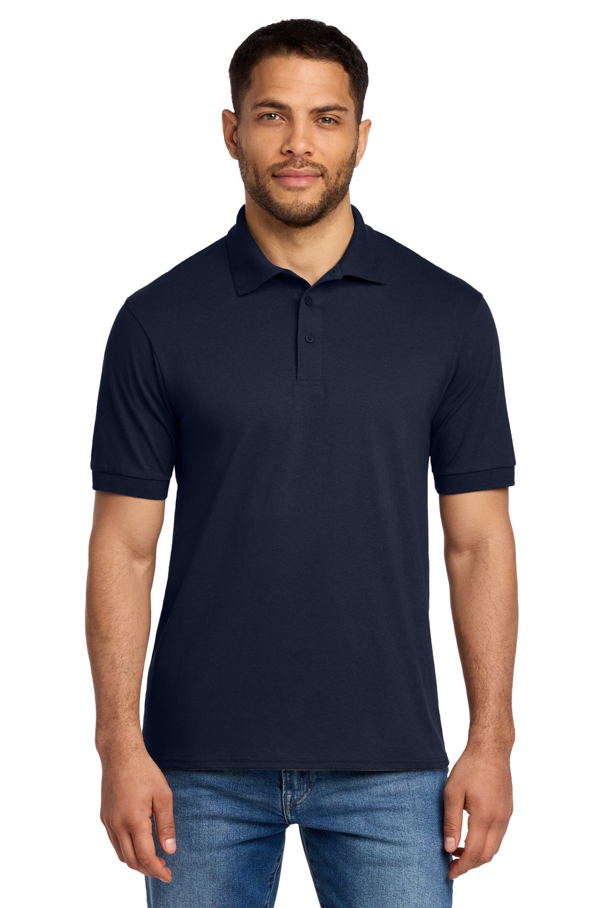 Port & Company Core Blend Jersey Polo (SAN-KP55) - Deep Navy