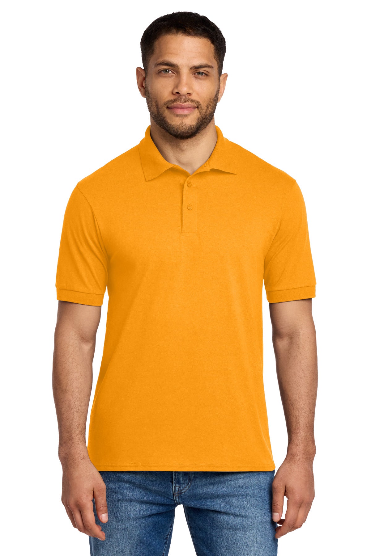 Port & Company Core Blend Jersey Polo (SAN-KP55) - Gold