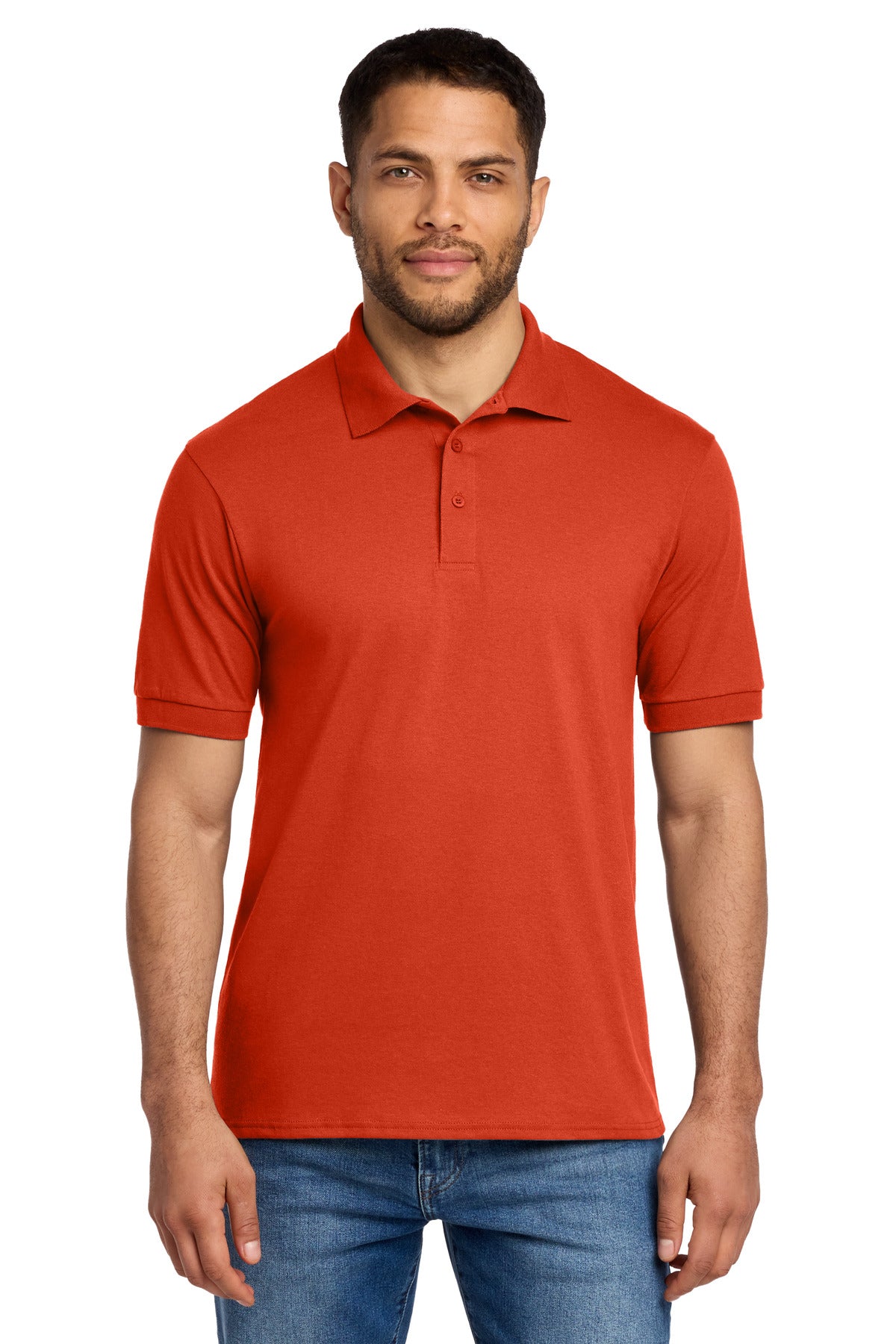 Port & Company Core Blend Jersey Polo (SAN-KP55) - Orange
