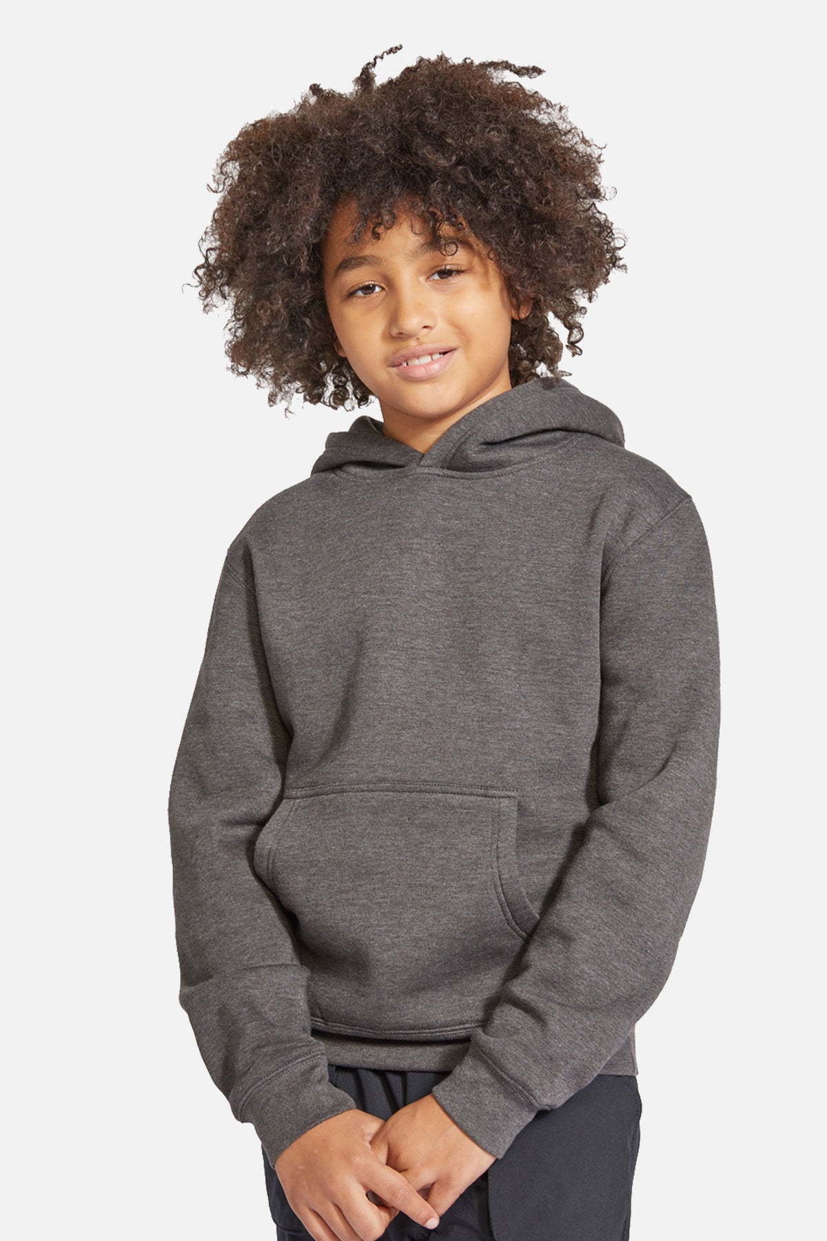 Lane Seven Youth Premium Hoodie (OS-LS14001YH) - Charcoal Heather