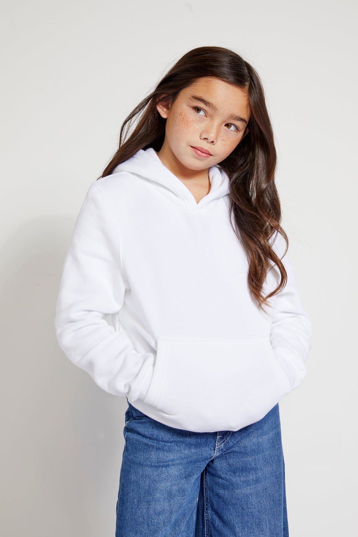 Lane Seven Youth Premium Hoodie (OS-LS14001YH) - White