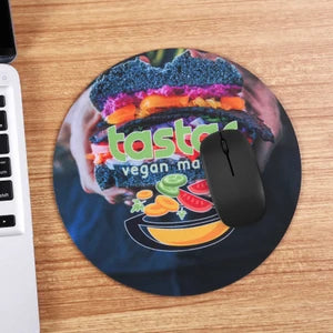 Full Color Scuba 8" Round Mouse Pad (HP-MPRD84CP)