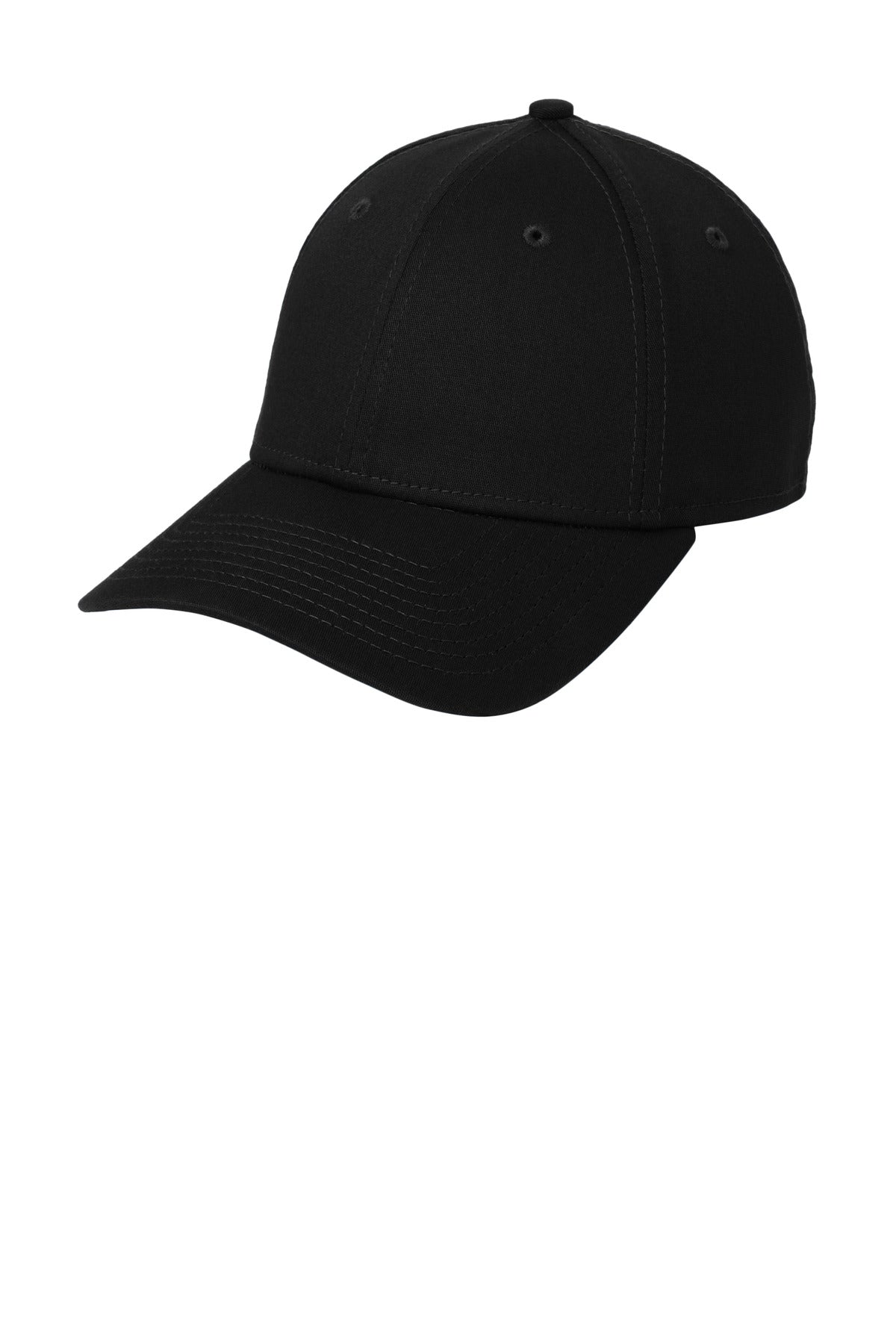 New Era Structured Stretch Cotton Cap (SAN-NE1000) - Black
