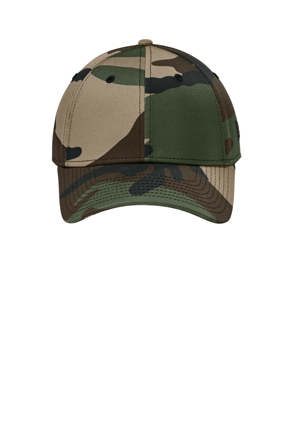 New Era Structured Stretch Cotton Cap (SAN-NE1000) - Flag Camo