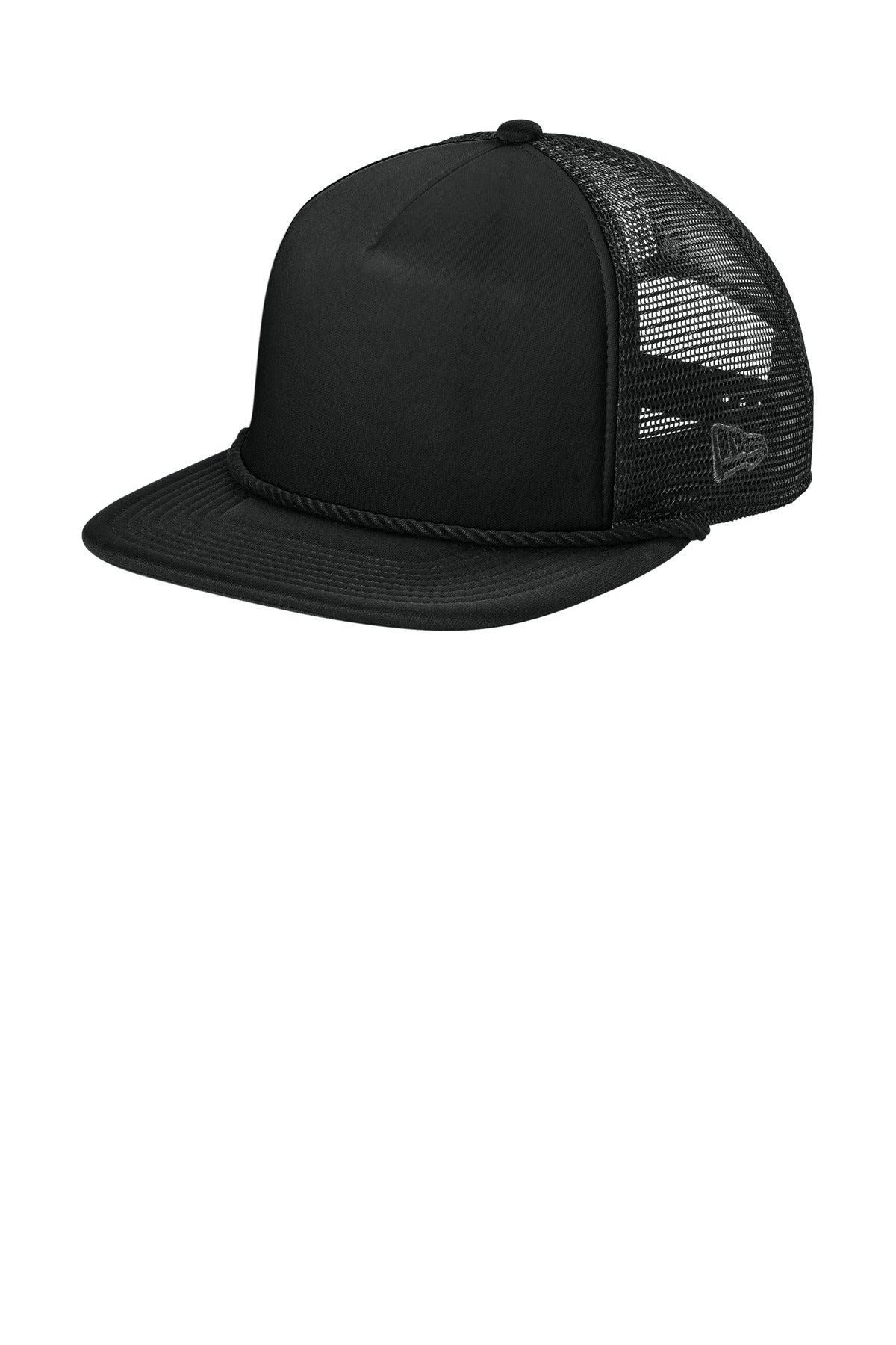 New Era Foam Rope Trucker Cap (SAN-NE410) - Black