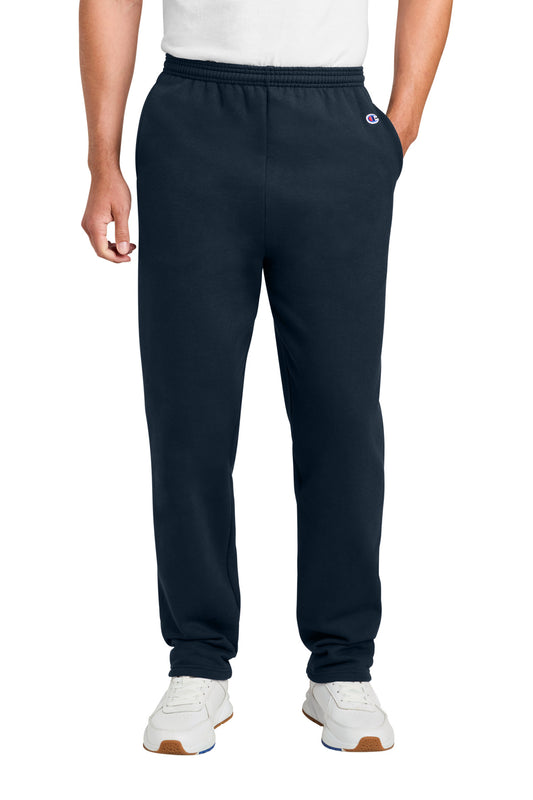 Champion Powerblend Open Bottom Sweatpant (SAN-P800) - Navy