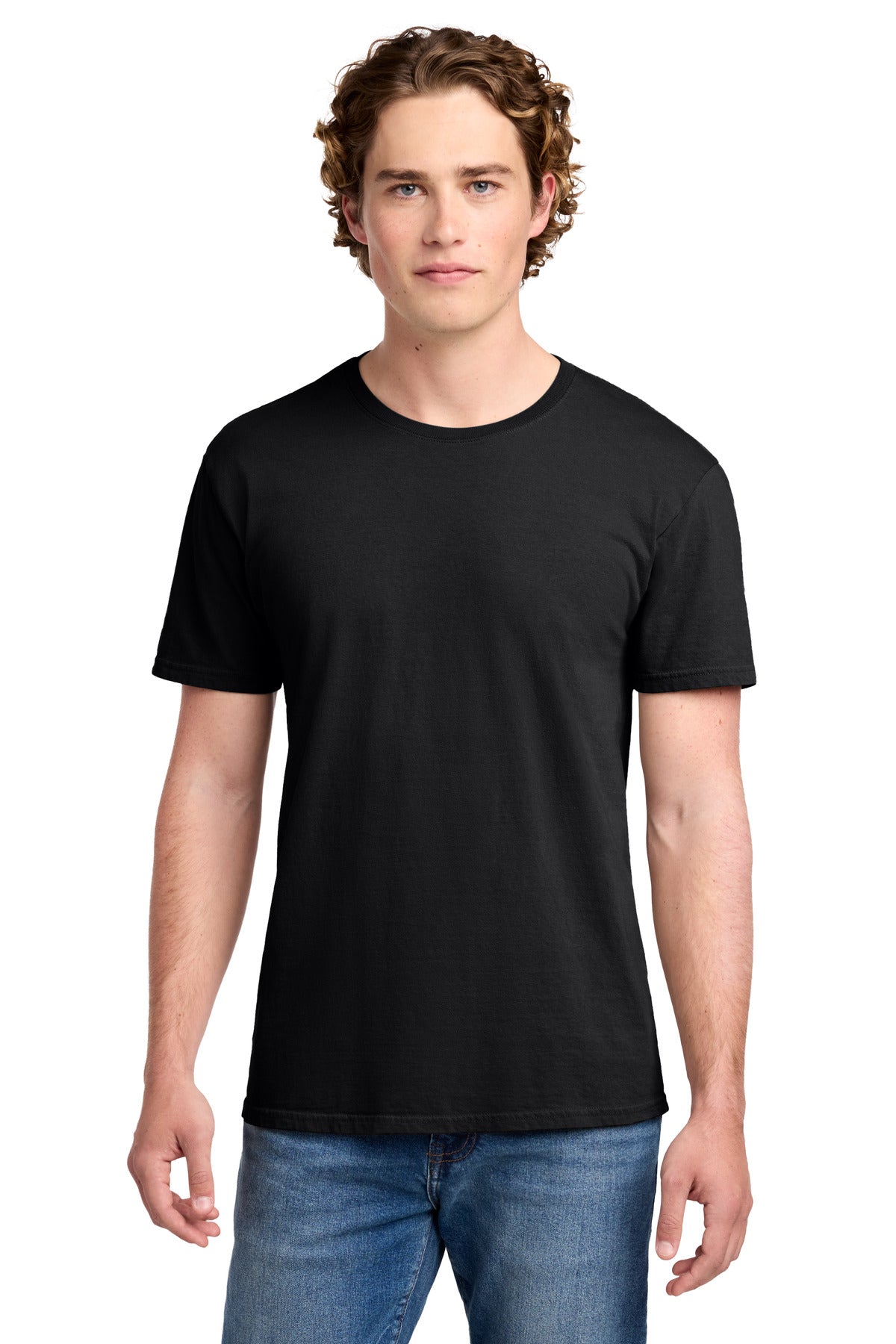 Port & Company Beach Wash Garment-Dyed Tee (SAN-PC099) - Black