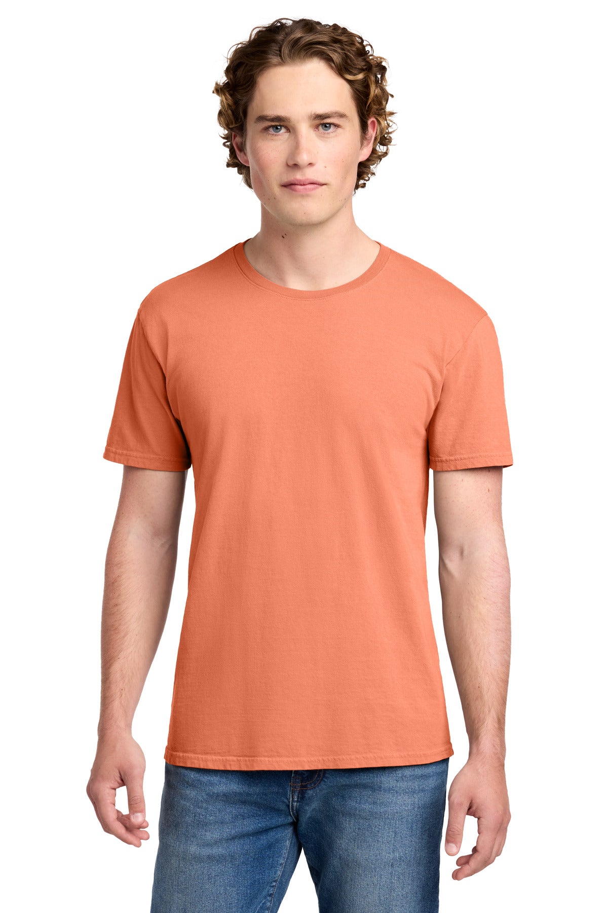 Port & Company Beach Wash Garment-Dyed Tee (SAN-PC099) - Cantaloupe